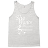 she wants the d black Tank Top