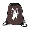 tuxedo after party Drawstring Bags