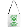 destroy the patriarchy Adjustable Strap Totes