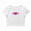 shy girl Crop Top