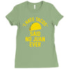 i hate tacos said no juan funny Ladies Fitted T-Shirt