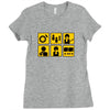 people on the bus Ladies Fitted T-Shirt