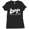 the loop chicago's classic rock 97.9 fm radio station Ladies Fitted T-Shirt
