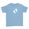 Baby Boy with Heart Any Name Customized Youth Tee