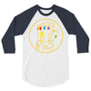 thanos gauntlet 3 3/4 Sleeve Shirt