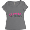 crazy ex girl friend Women's Triblend Scoop T-shirt