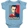 bazinga poster, ideal birthday gift or present Baby Bodysuit