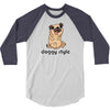 doggy style 3/4 Sleeve Shirt