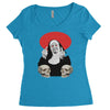 nun fuck Women's Triblend Scoop T-shirt