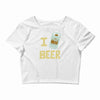 i beer beer Crop Top