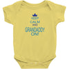 keep calm and grandaddy on! Baby Bodysuit