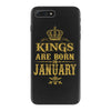kings are born in january iPhone 7 Plus Case