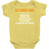 October Girl Hated By Many Baby Onesie