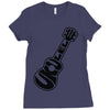 ukulele Ladies Fitted T-Shirt