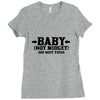 baby not midget do not toss Ladies Fitted T-Shirt