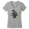 alien Women's V-Neck T-Shirt