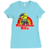 rainbow bite Ladies Fitted T-Shirt
