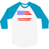 american flag we the people 3/4 Sleeve Shirt