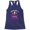 feed me a pizza and tell me i'm pretty Racerback Tank