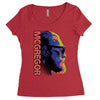 mcgregor face Women's Triblend Scoop T-shirt