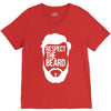 respect the beard V-Neck Tee
