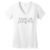 japanese batman logo fan inspired Women's V-Neck T-Shirt