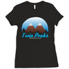 population 51,201 Ladies Fitted T-Shirt
