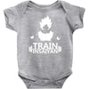 train insaiyan (2) Baby Onesie