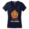 spec tacular pumpkin Women's V-Neck T-Shirt