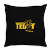 touchdown teddy Throw Pillow