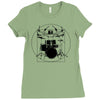 drumer vitruvian Ladies Fitted T-Shirt