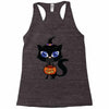 witch cat Racerback Tank
