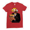 burns vs trump Ladies Fitted T-Shirt