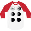the phases of the moon of laika dog 3/4 Sleeve Shirt