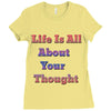 life is all Ladies Fitted T-Shirt