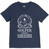 Golfer Godfather V-Neck Tee