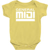 general midi retro Baby Onesie
