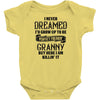 Perfect Freakin Granny Baby Onesie