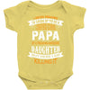 Super Cool Papa Of A Freaking Awesome Daughter Baby Onesie