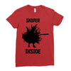 fortnite sniper inside Ladies Fitted T-Shirt