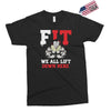 we all lift down here Exclusive T-shirt