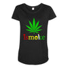 is smoke Maternity Scoop Neck T-shirt