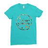 i accept cookies brown Ladies Fitted T-Shirt