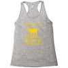 ugly sweater party beer bear funny Racerback Tank
