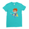 lion ow Ladies Fitted T-Shirt