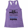 awesome poppa Racerback Tank