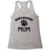 greyhound mum Racerback Tank