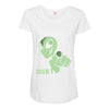 alien believe space sci fi ufo nerd Maternity Scoop Neck T-shirt