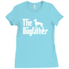 the dogfather italian greyhound white Ladies Fitted T-Shirt