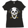skull axe Ladies Fitted T-Shirt